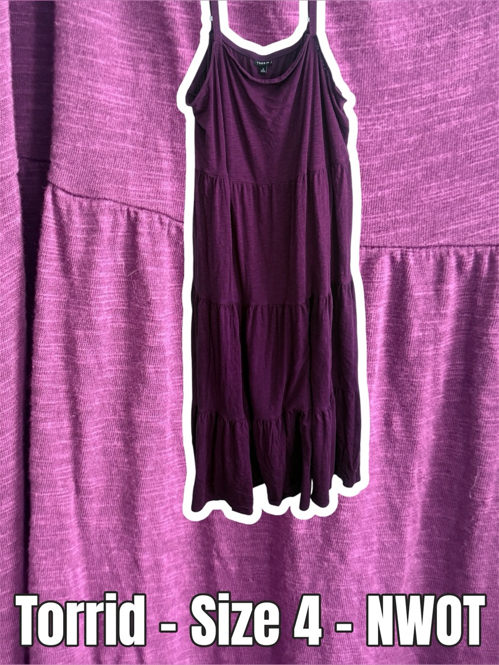 torrid Deep Plum Relaxed Neckline Top